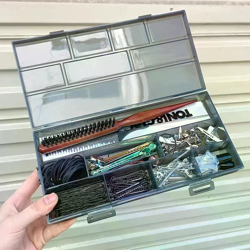 Multigrid Hair Clips & Comb Organizer Storage Box | Barber Tools Hair Tool Organizer QXL