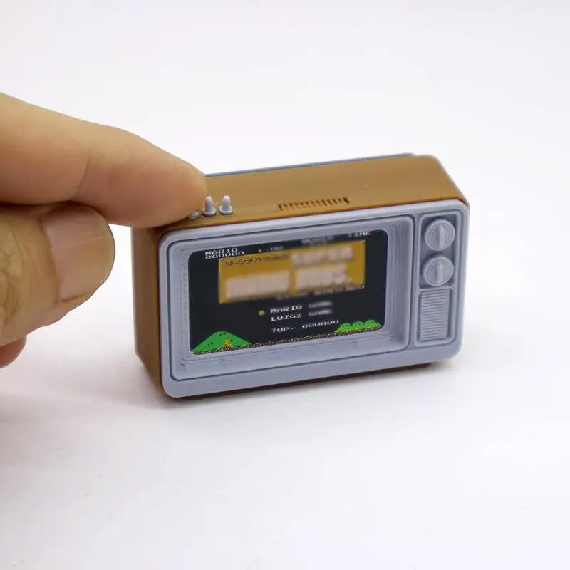 1/12 Dollhouse Miniature Retro TV Game Console Model Decor Dollhouse Miniature QXL