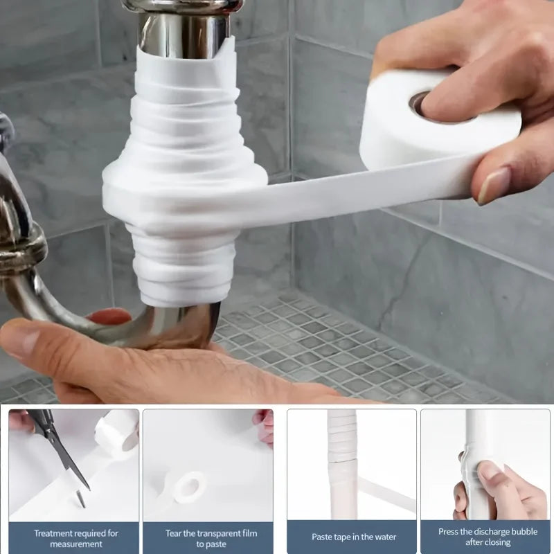 Instant Leak Repair Tape | High-Temp Flexible Pipe Sealant Pipe Repair Tape QXL