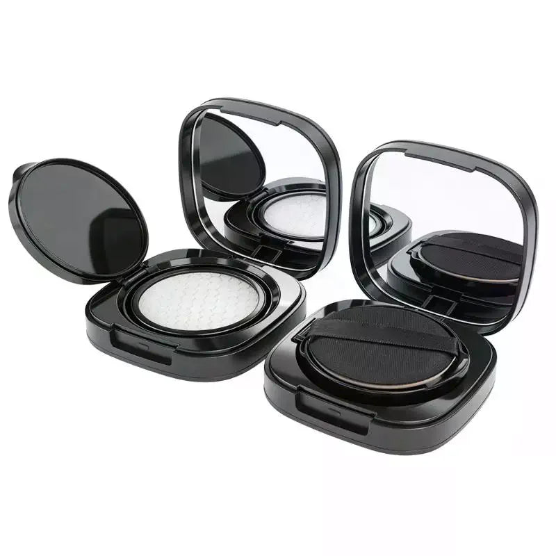 Refillable Air Cushion Compact with Mirror & Sponge Puff Makeup Compact Case QXL