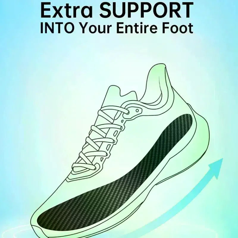 Carbon Fiber Sport Insoles | Breathable Running Shoe Inserts Sport Shoe Insoles QXL