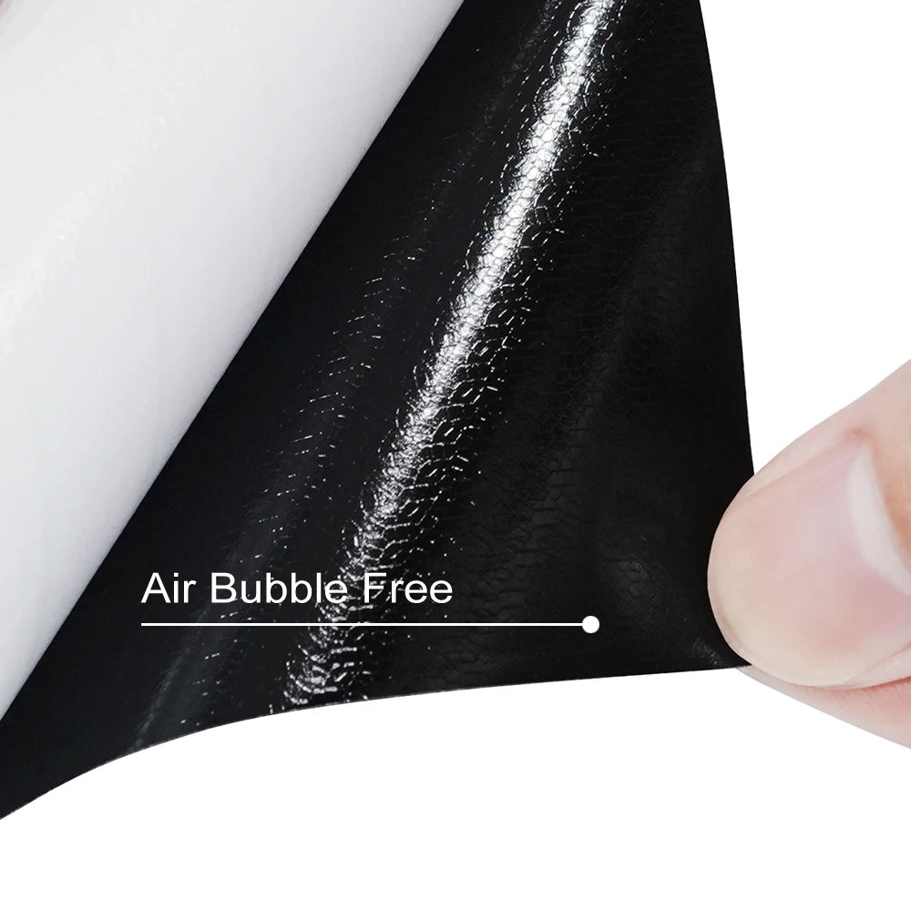 2D Glossy Carbon Fiber Car Wrap Vinyl Film | Black & Silver Car Wrap Vinyl Film QXL