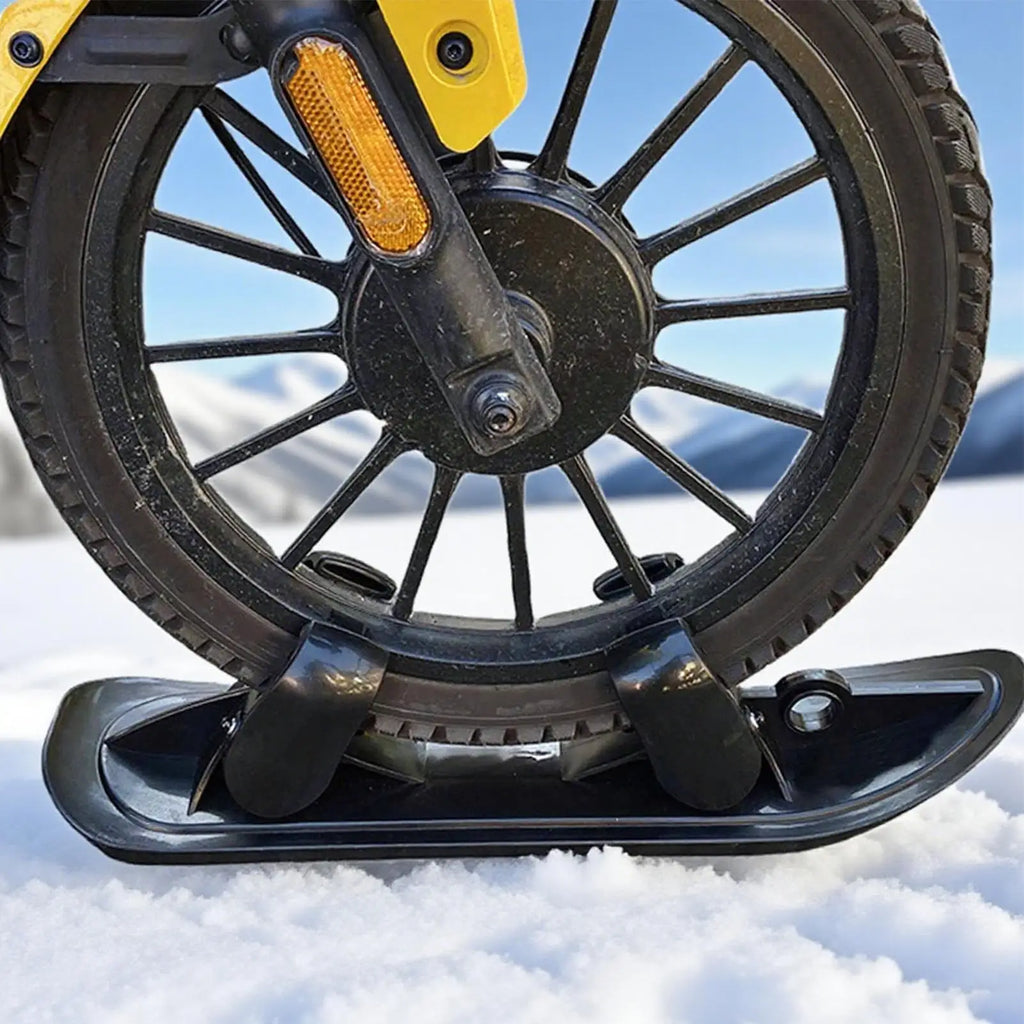 2-in-1 Stroller Ski Sled Conversion Attachment for Scooters Ski Sled Attachment QXL