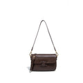 Vintage Faux Suede Women's Crossbody Bag – Office Shoulder Purse Crossbody Bag QXL Beige