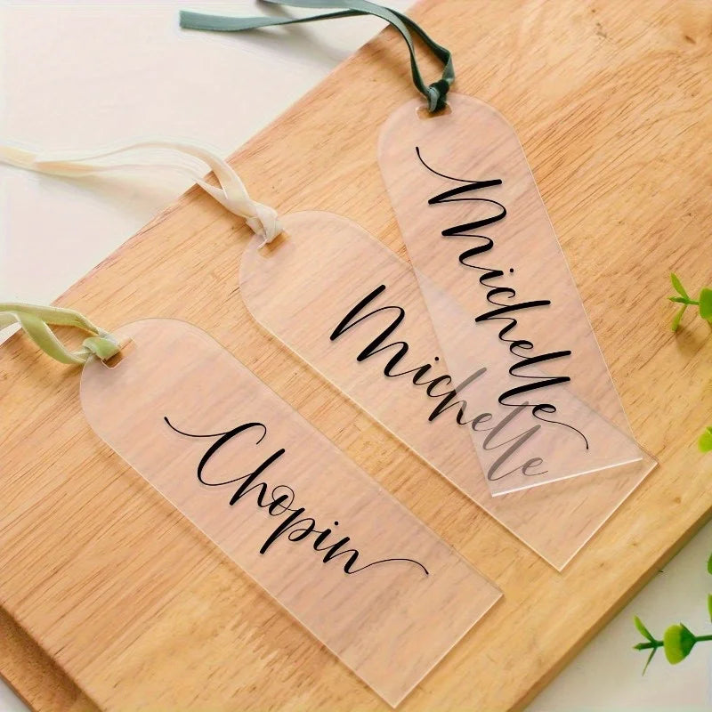 Clear Acrylic Blank Bookmarks with Holes | DIY Craft Set Acrylic Craft Blanks QXL