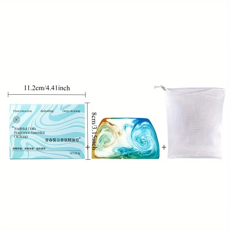 Handmade Jasmine & Cedar Scented Soap – Bath & Face Cleanser Artisan Bar Soap QXL