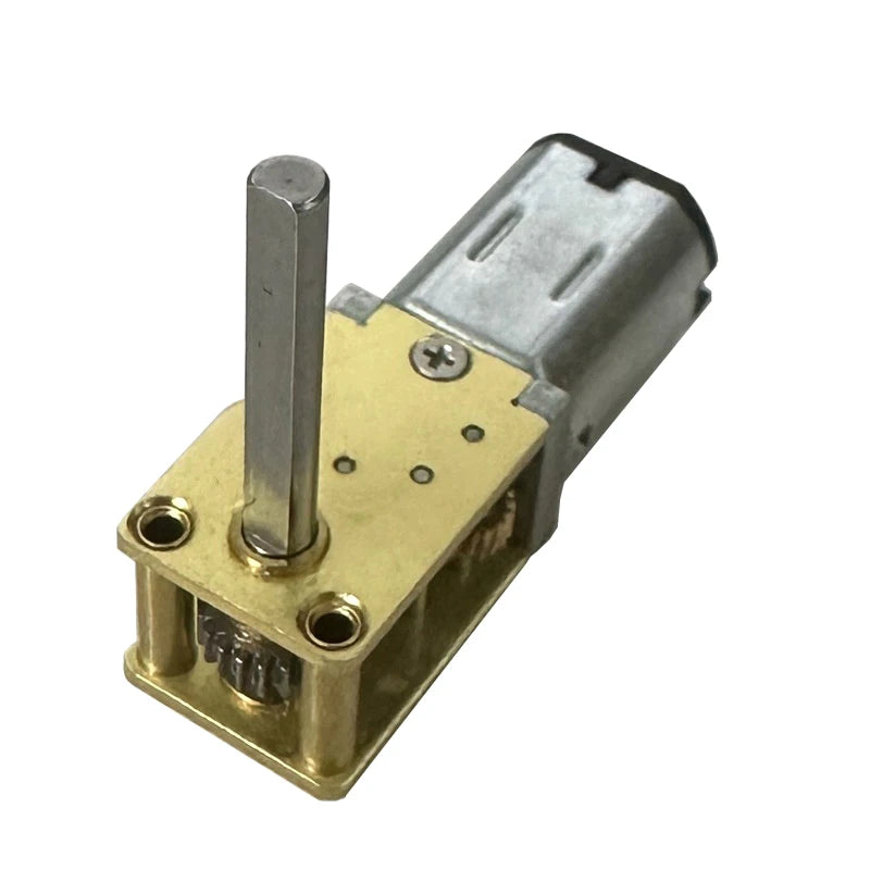 N20 Mini Worm Gear Reducer Brush DC Motor 3V 6V 12V Micro Gear Motor QXL