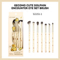 GECOMO 8-Piece Eye Makeup Brush Set | Detail & Shading Eye Makeup Brush Set QXL G1151-1