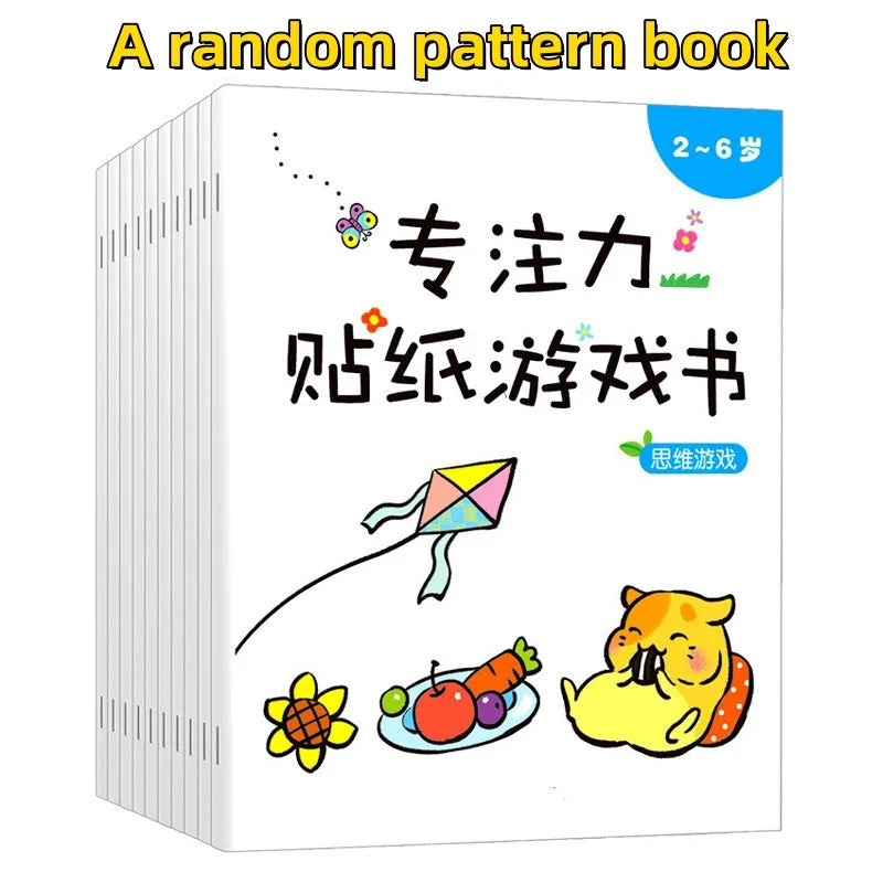 Toddler Sticker Book | Creative Craft Activity Set for Kids 3+ Kids Sticker Book QXL Random one