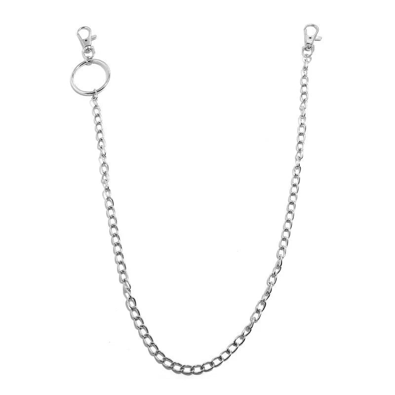Metal Wallet Chain Belt | Punk Rock Hip-Hop Trouser Chain Metal Belt Chain QXL A1