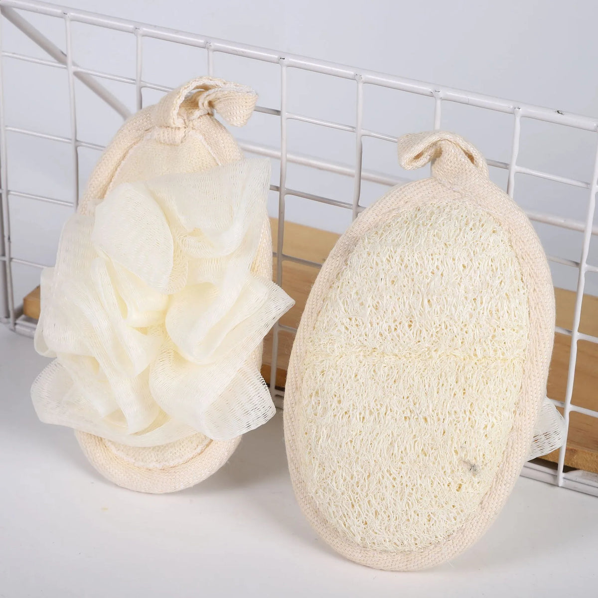 Natural Loofah Bath Sponge | Body Exfoliating Scrubber Pad Bath Exfoliating Scrubber QXL