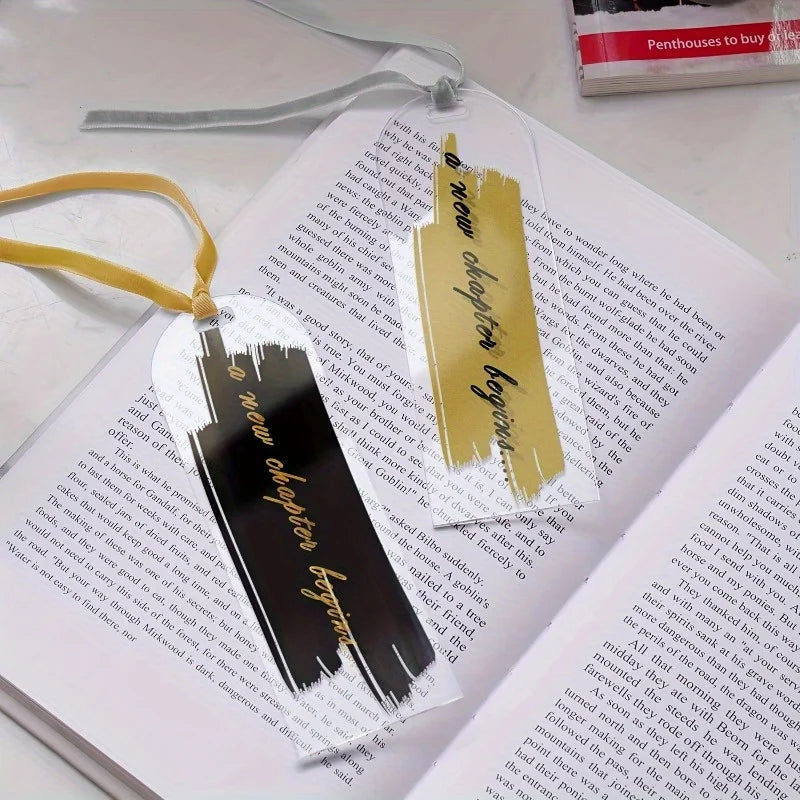 Clear Acrylic Blank Bookmarks with Holes | DIY Craft Set Acrylic Craft Blanks QXL
