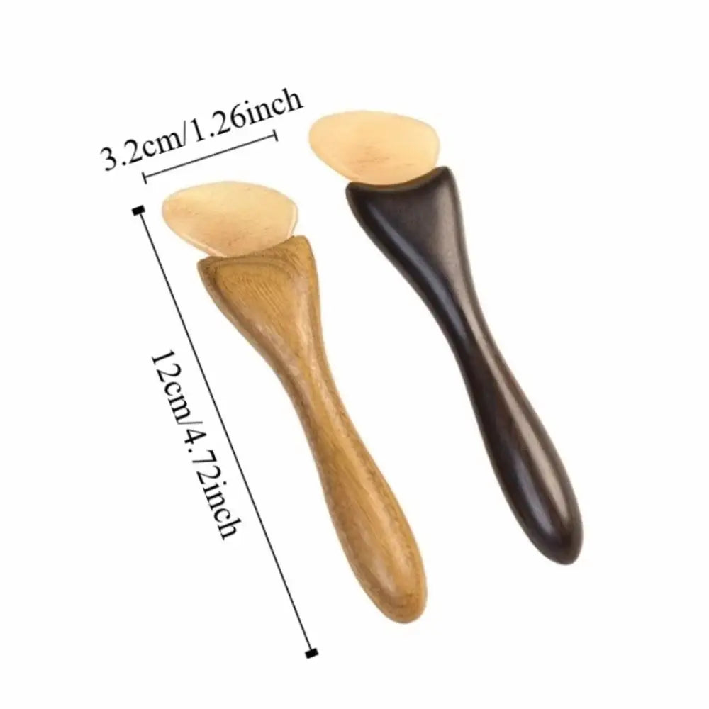 Sandalwood Goat Horn Gua Sha Massage Stick | Face & Neck Gua Sha Massage Tool QXL