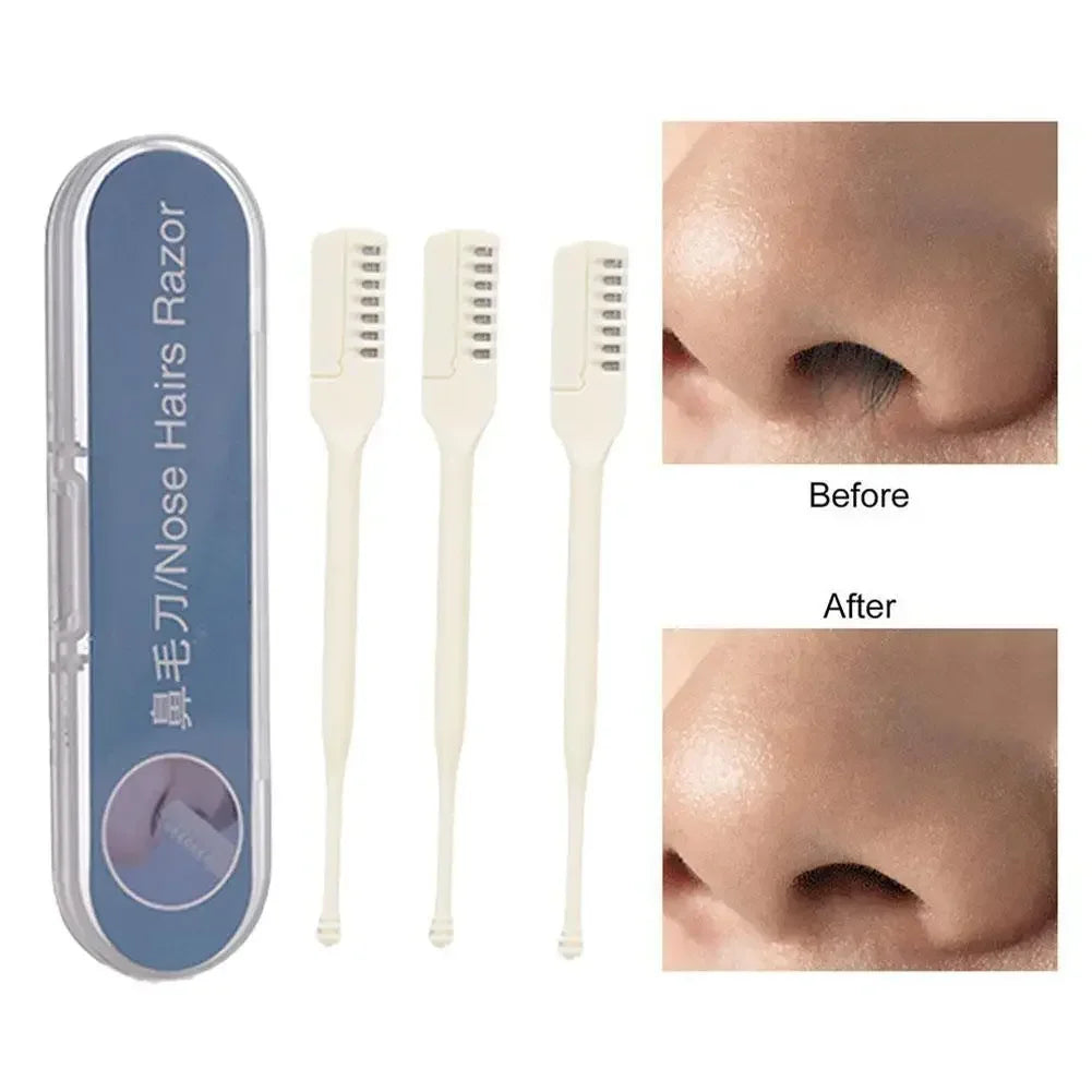 VVOCCI Manual Nose & Ear Hair Trimmer – 360° Rotating, Unisex Nose Hair Trimmer QXL