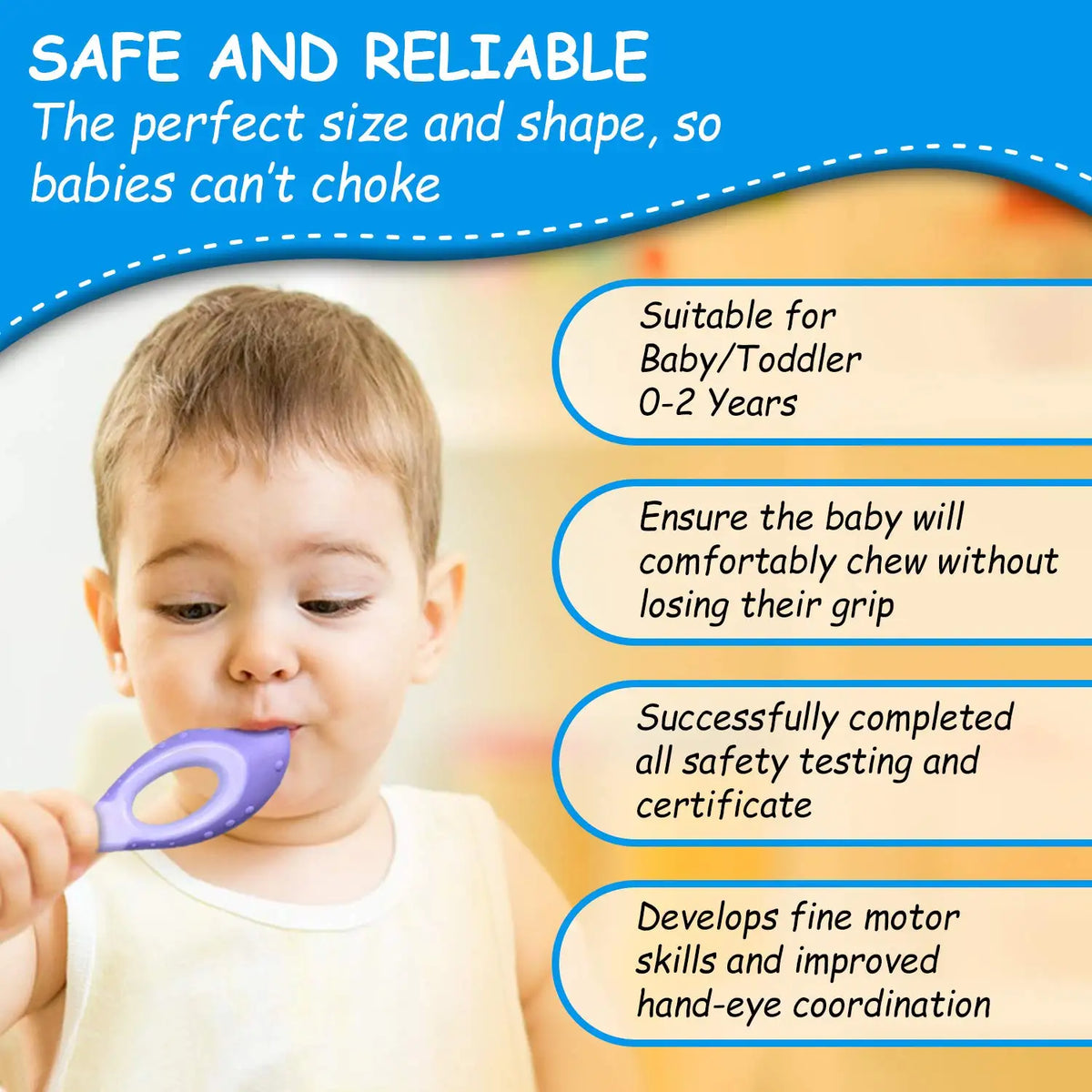 Infant Nano Toothbrush | 10,000 Ultra-Soft Bristles for Babies Baby Toothbrush QXL