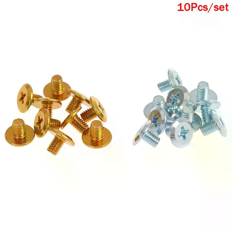 10-Pack Hair Clipper Screws for 8148 8591 8504 | Two-Hole Blade Clipper Replacement Parts QXL