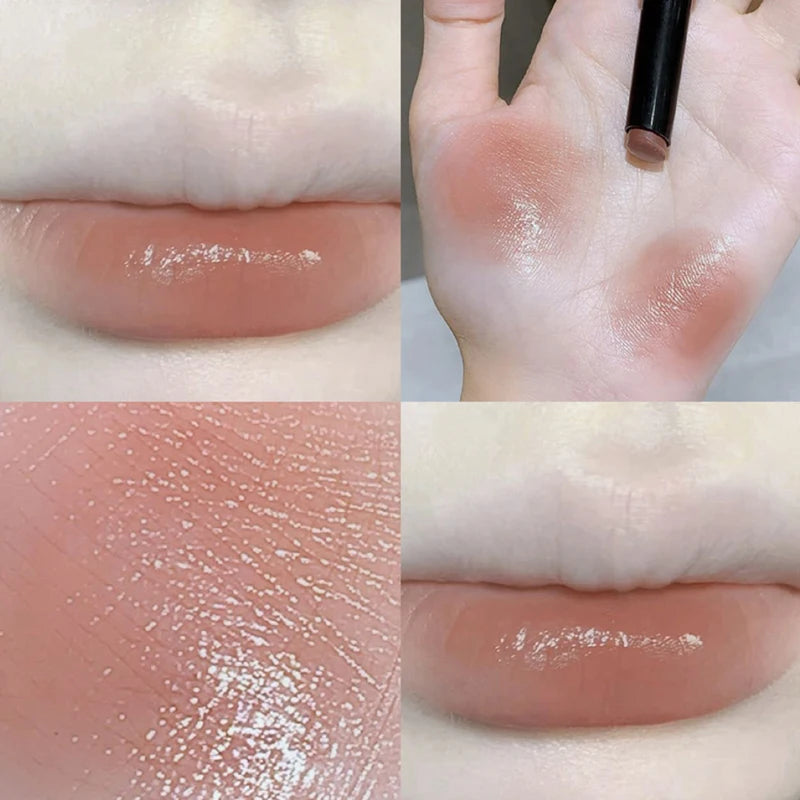 Powder Mist Dream Solid Lip Gloss – Moisturizing Lipstick Solid Lip Gloss QXL SKY BLUE