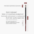 Fox Hair Round Nose Shadow & Eyeshadow Detail Brush Eyeshadow Detail Brush QXL N113 Small Flame Ble