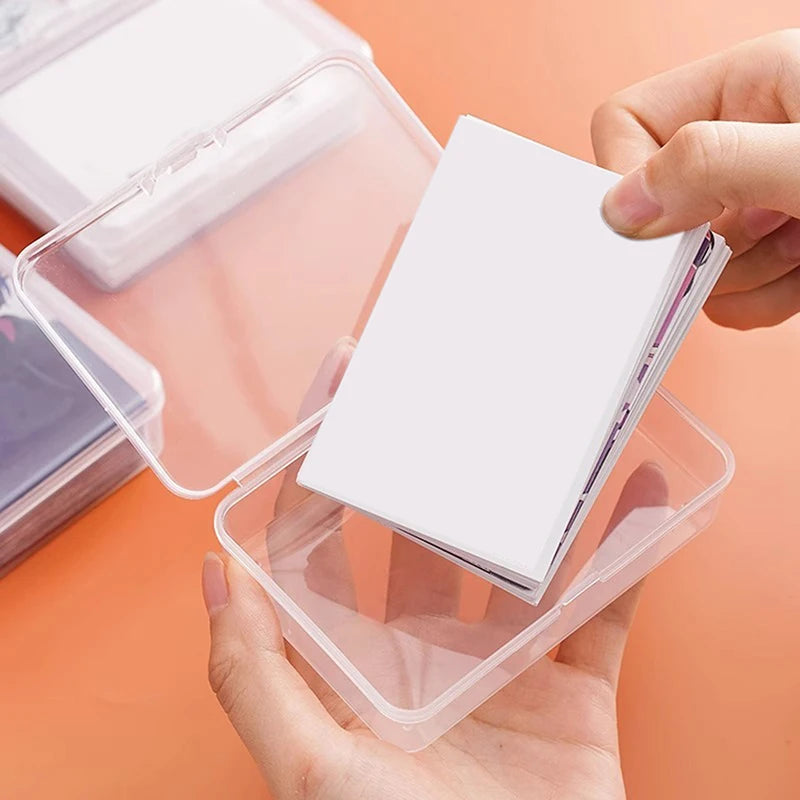 Transparent Playing Card Storage Box | 1 or 3-Pack Organizer Card Storage Box QXL