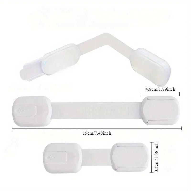 2-Pack Cabinet & Drawer Safety Locks | Child-Proof Home Guard Child Safety Lock QXL