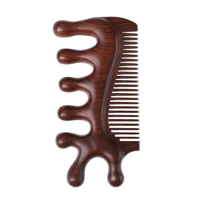 Wooden Scalp Massage Comb | Anti-Static Hair Styling Tool Scalp Massage Comb QXL
