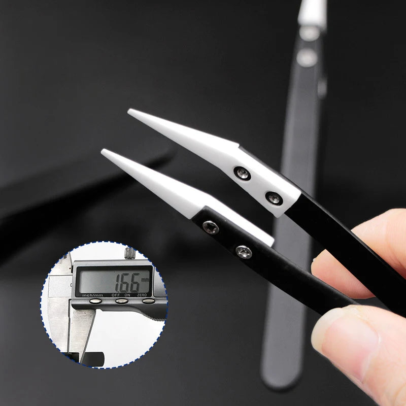 Anti-Static Ceramic Precision Tweezers | ESD Safe Repair Tool Precision Tweezers QXL