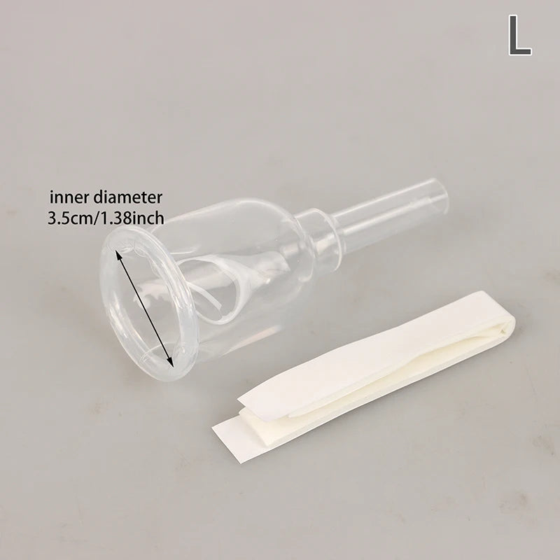 Silicone Male External Catheter Self-Adhesive | S M L External Catheter QXL L