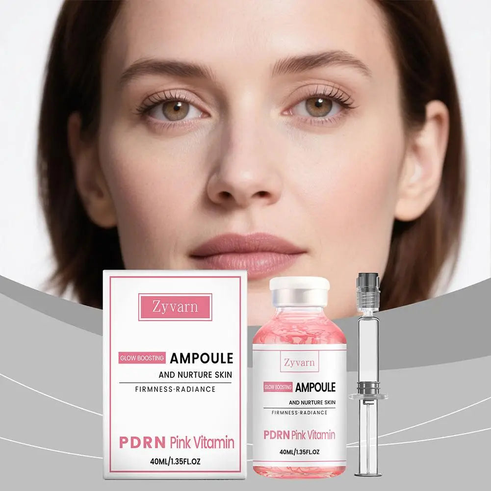 PDRN Collagen Silk Peptide Ampoule Face Serum | Deep Hydration Facial Ampoule Serum QXL