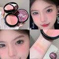3-in-1 Blush Contour & Highlight Palette | Matte Finish Blush Contour Palette QXL 01