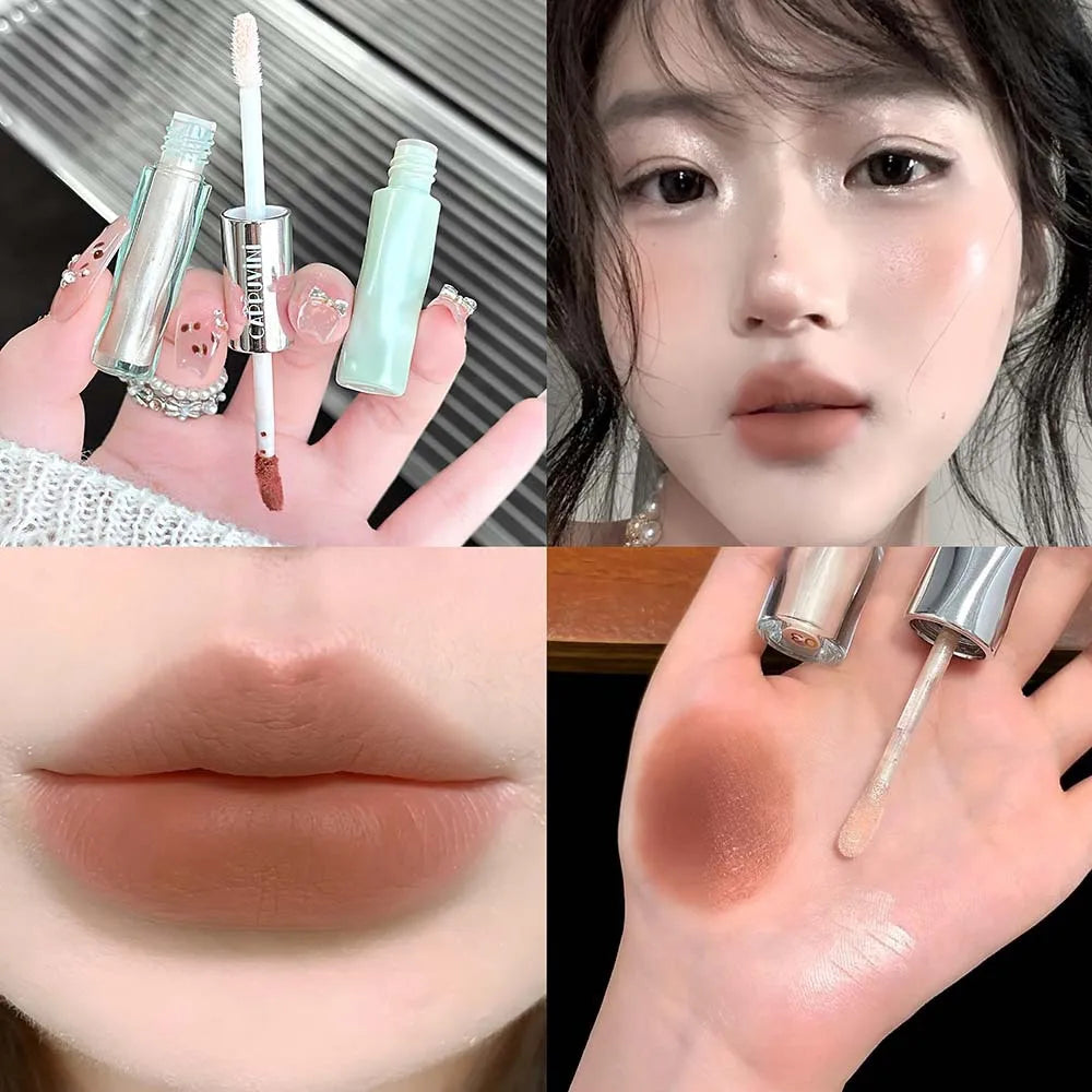 Dual-Ended Blush & Contour Stick | Soft Matte Highlighter Pen Blush Contour Stick QXL 03