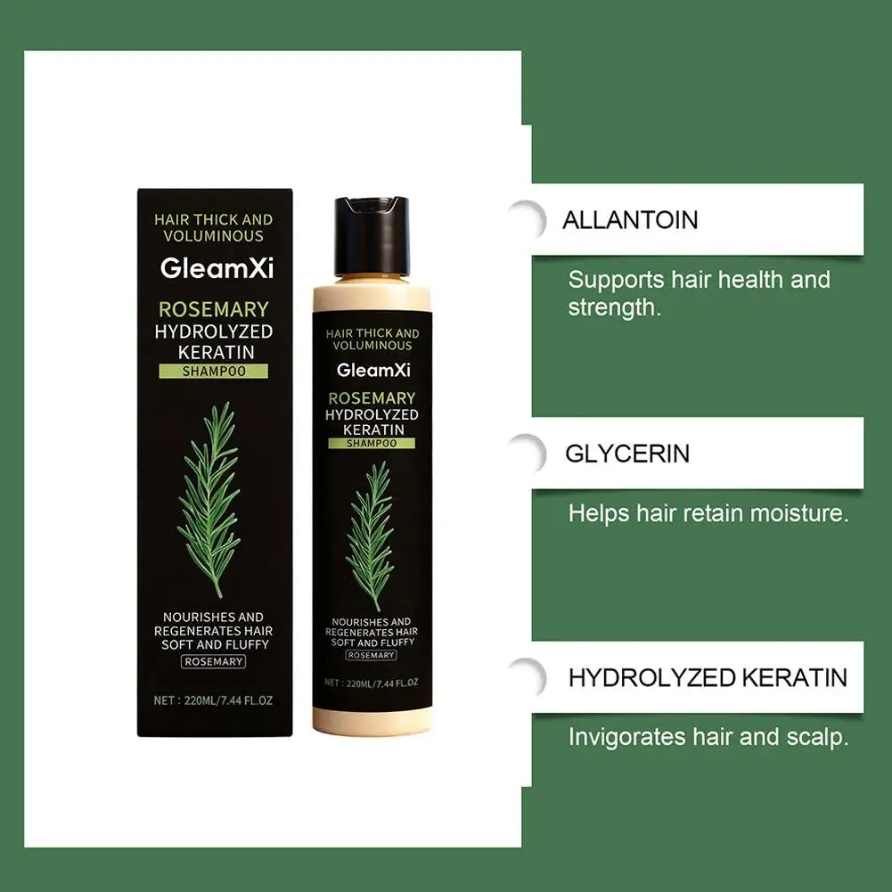 220ml Rosemary & Keratin Shampoo – Oil Control & Nourishment Keratin Shampoo QXL