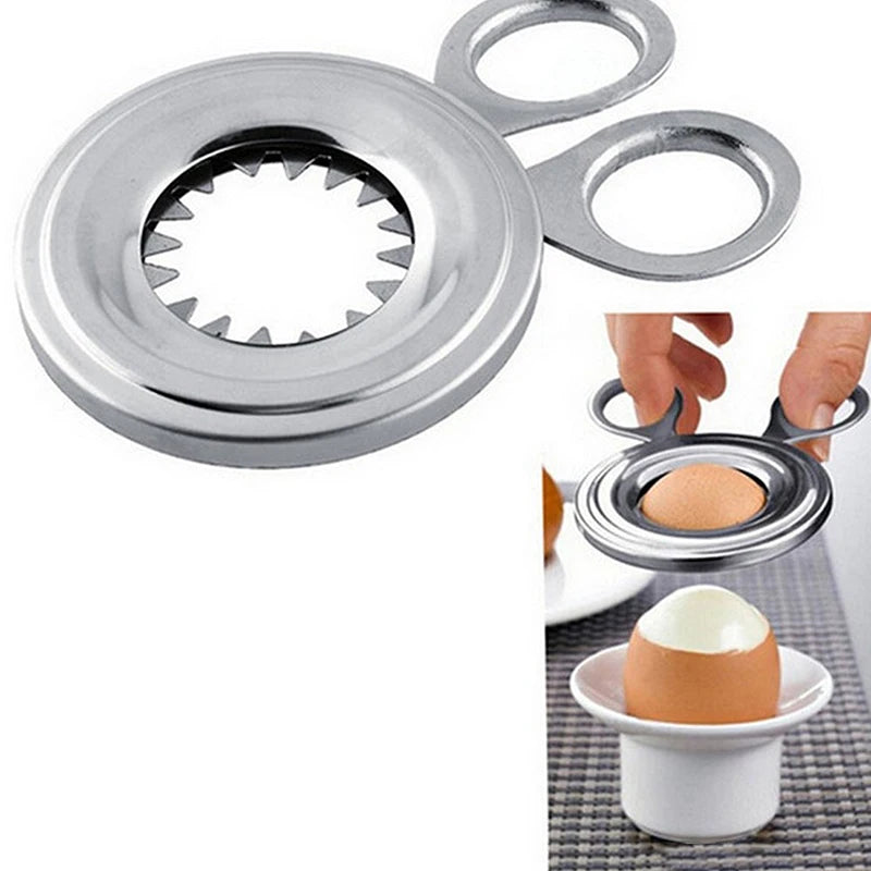 Stainless Steel Boiled Egg Cutter & Shell Peeling Tool Egg Cutter Tool QXL