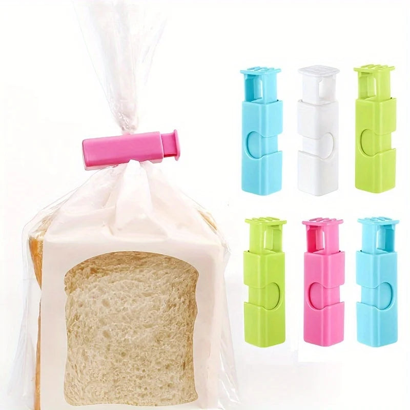 Food Sealing Clips | Bread & Bag Freshness Lock Press Clips Food Sealing Clips QXL