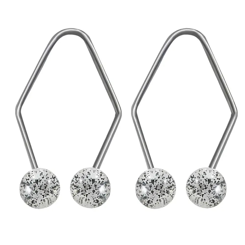 Dimple Maker Trainer for Cheeks | Sequin Alloy Clip Pair Facial Beauty Tool QXL black