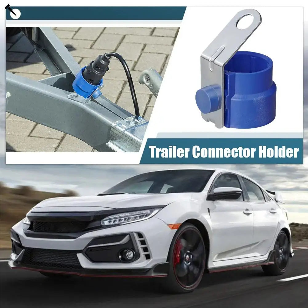 Round ABS Trailer Plug Holder Bracket – 7 & 13 Pin Connector Trailer Plug Bracket QXL