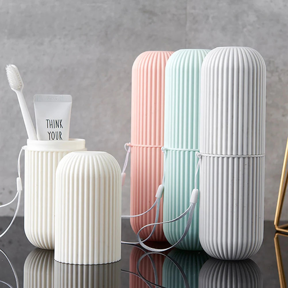 Travel Toothbrush & Toothpaste Storage Box | Portable Case Toothbrush Travel Case QXL
