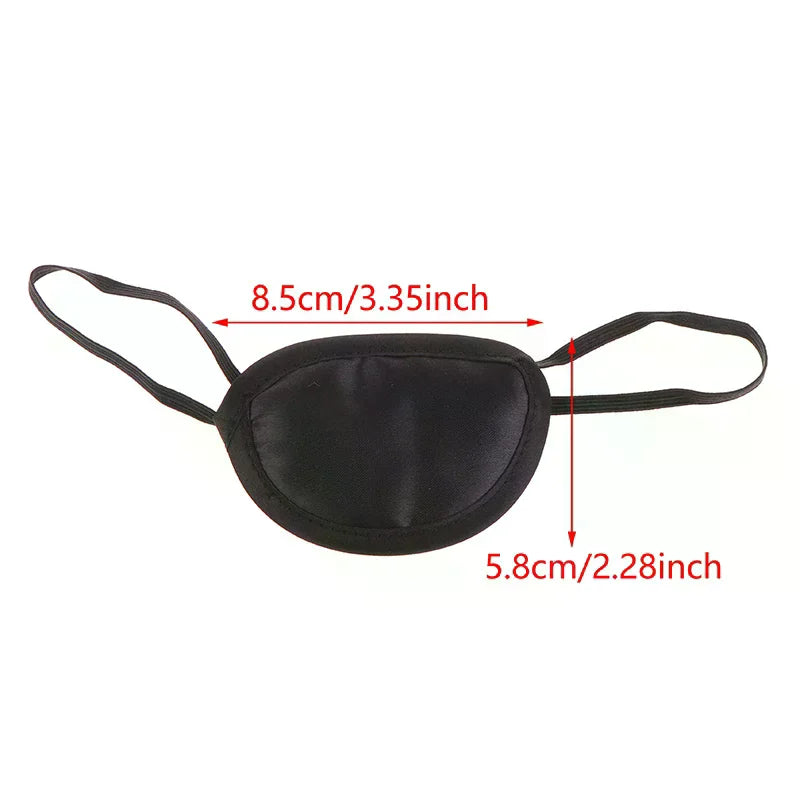 10-Pack Black Satin Sleep Masks | Light-Blocking Eye Cover Sleep Eye Mask QXL