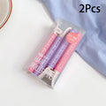 Candy Color Self-Grip Hair Rollers | No-Heat Curlers Set Hair Rollers QXL 2Pcs Purple pink