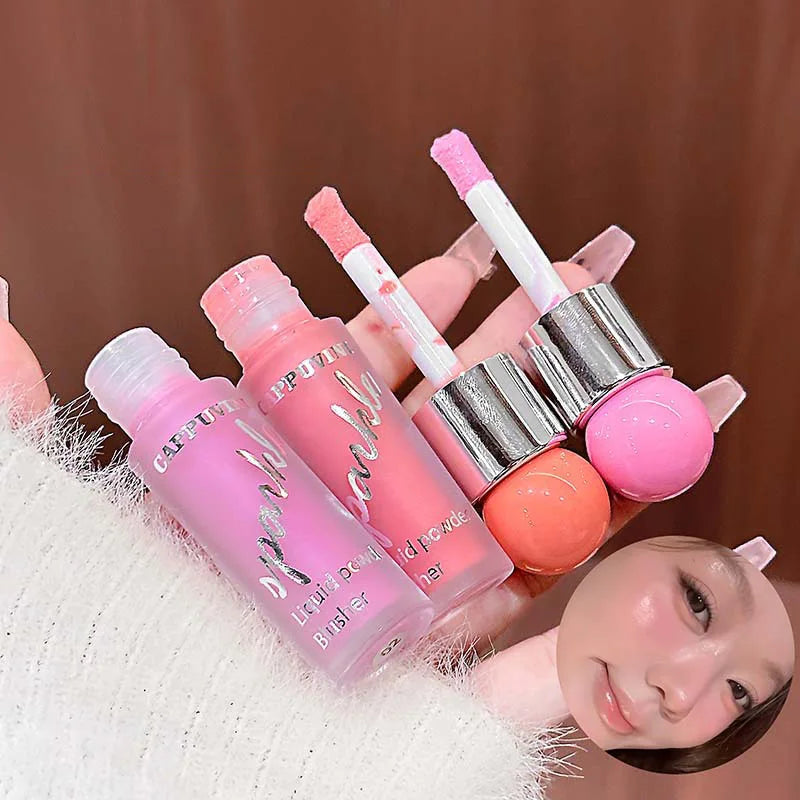 Cappuvini Korean Liquid Blush | Breathable Water-Like Formula Liquid Blush QXL
