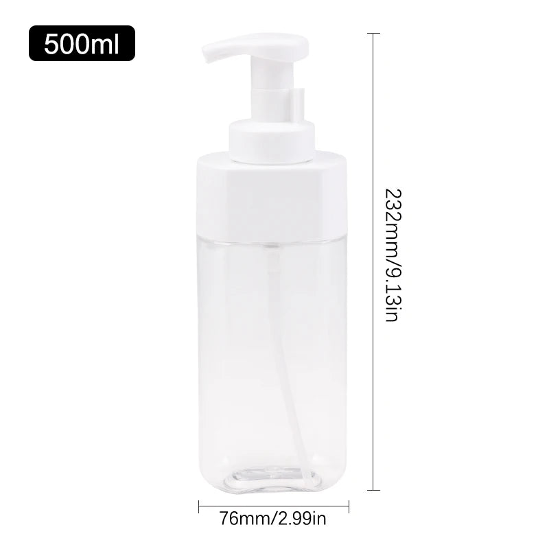 Foaming Hand Soap Dispenser 300/500ml | Refillable Foam Pump Bottle Foam Soap Dispenser QXL 500ml White