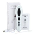 EMS Microcurrent Scalp Massager Comb | Red Light Hair Care Scalp Massager Comb QXL white