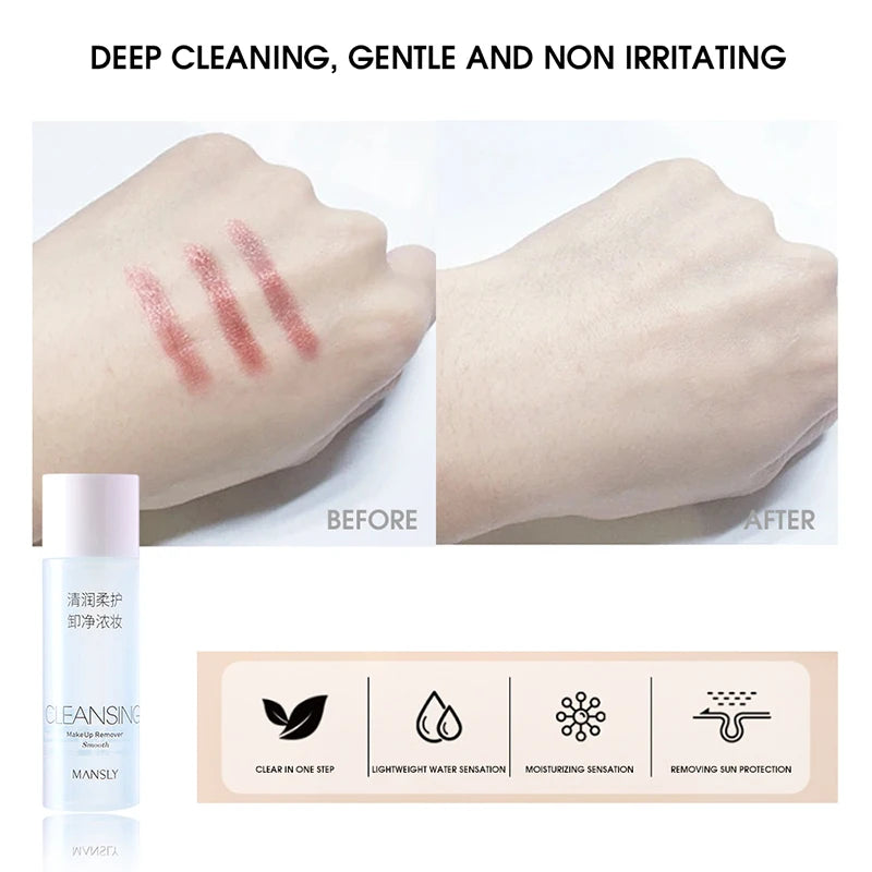 MANSLY Tea Tree Cleansing Water – Gentle Makeup Remover 30ml Cleansing Water QXL