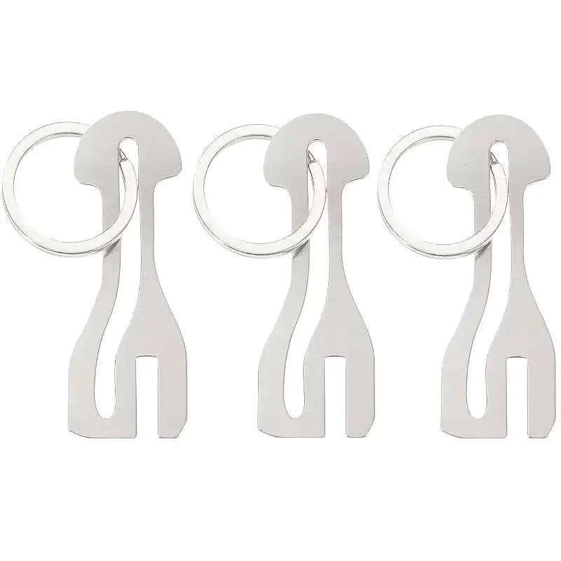 2-Pack Stainless Steel Shopping Cart Token & Key Ring Shopping Cart Token QXL