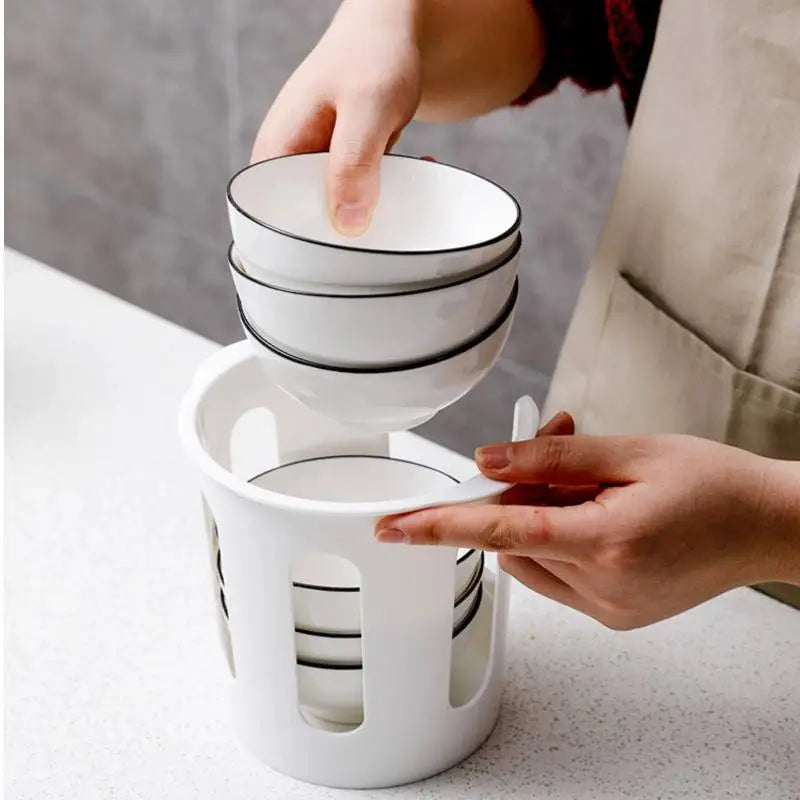 2-Layer Dish Drying Rack | Bowl & Tableware Organizer Dish Drying Rack QXL
