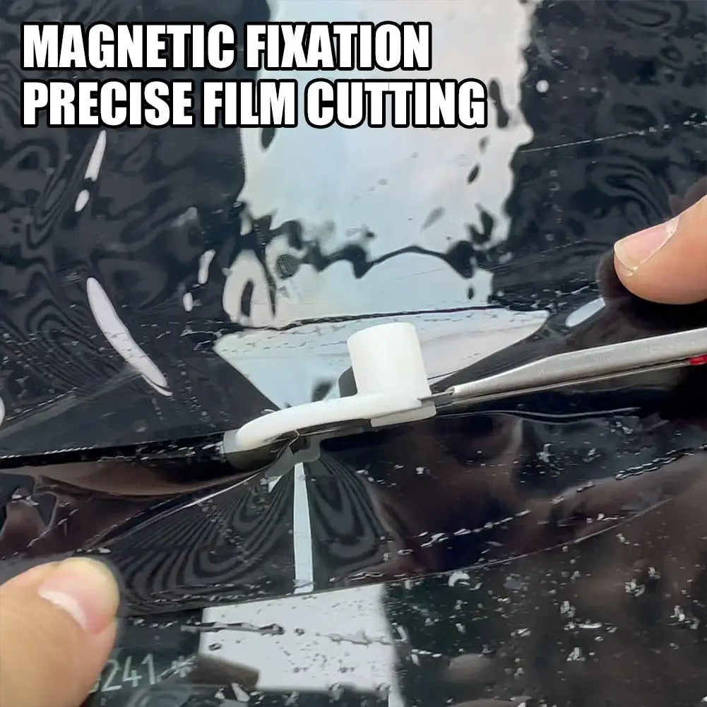 Magnetic Car Window Tint Film Cutting Aid Tool | Anti-Scratch Film Cutting Tool QXL
