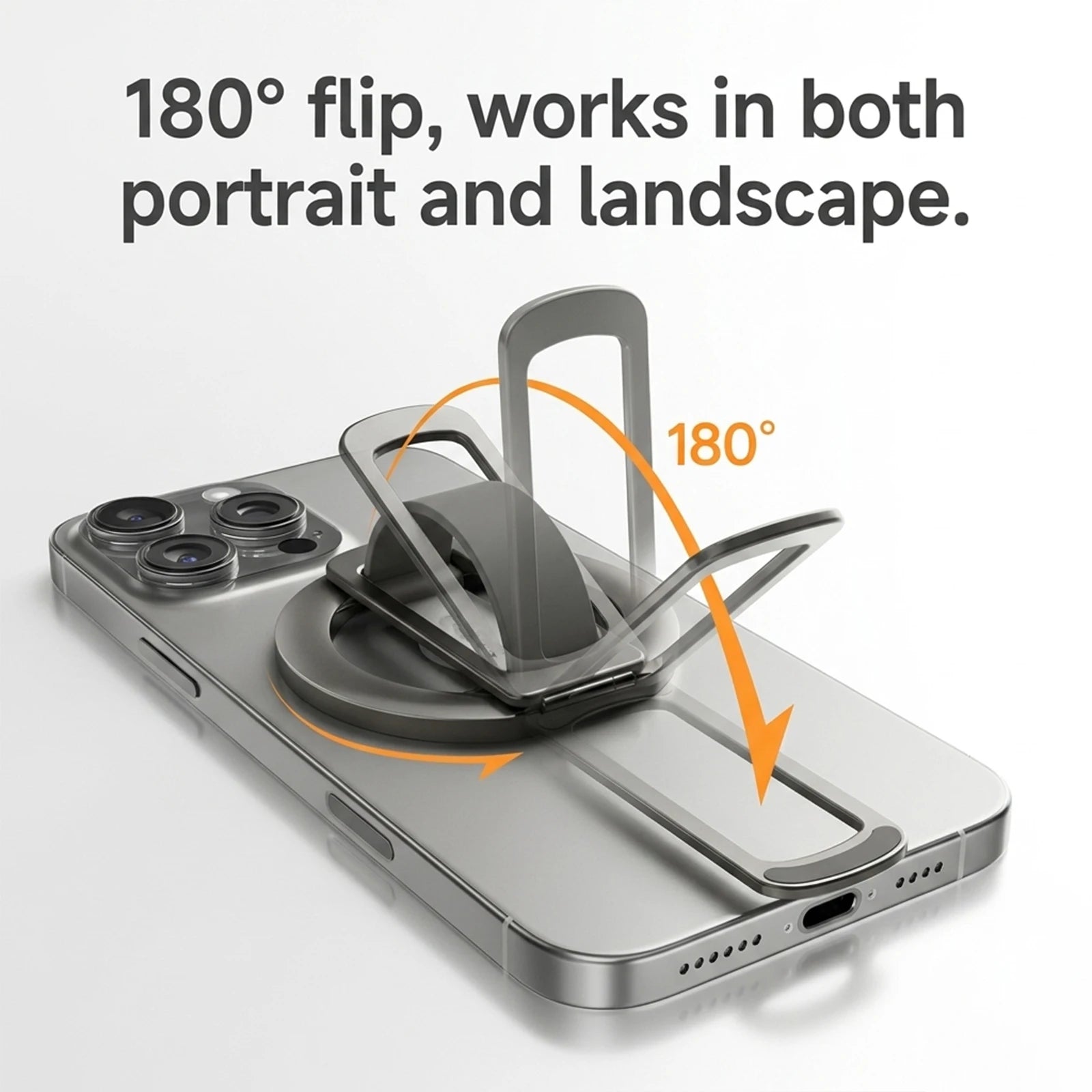 Magnetic Folding Phone Ring Grip & Stand | MagSafe Compatible Phone Ring Grip Stand QXL