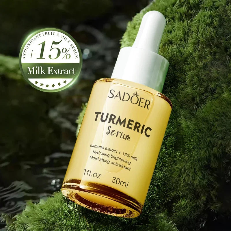 Gold Turmeric Milk Face Serum | Hydrating & Brightening Essence Face Serum QXL