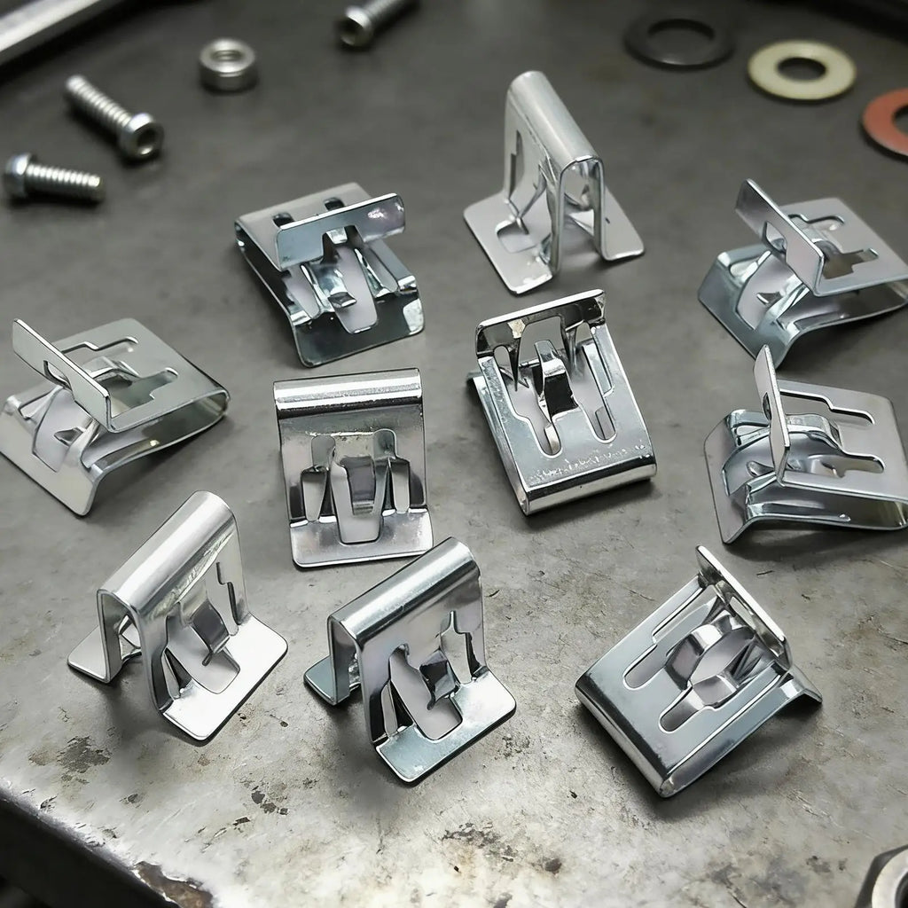 10-Pack Car Dashboard Trim Clips | Metal Retainer Fasteners Auto Trim Fasteners QXL