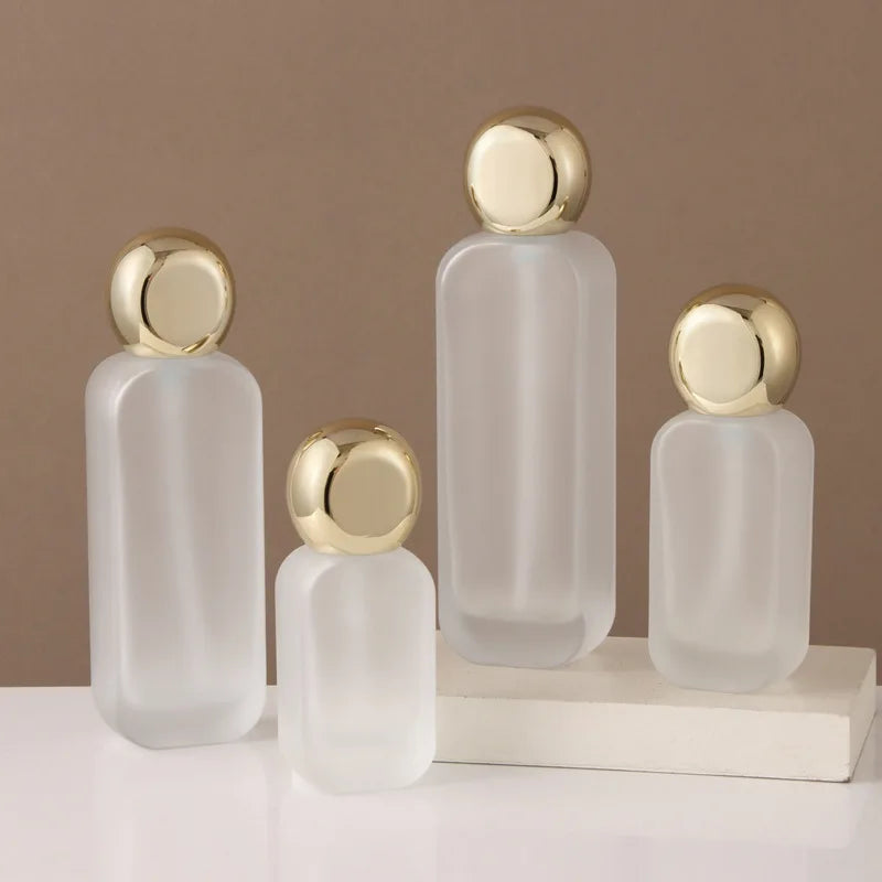 Glass Spray & Pump Bottles 20–100ml | Refillable Travel Refillable Glass Bottle QXL Lotion 50g