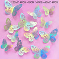 12-Pack Rose Gold Butterfly Birthday Cake Toppers | Party Decor Cake Toppers QXL A1